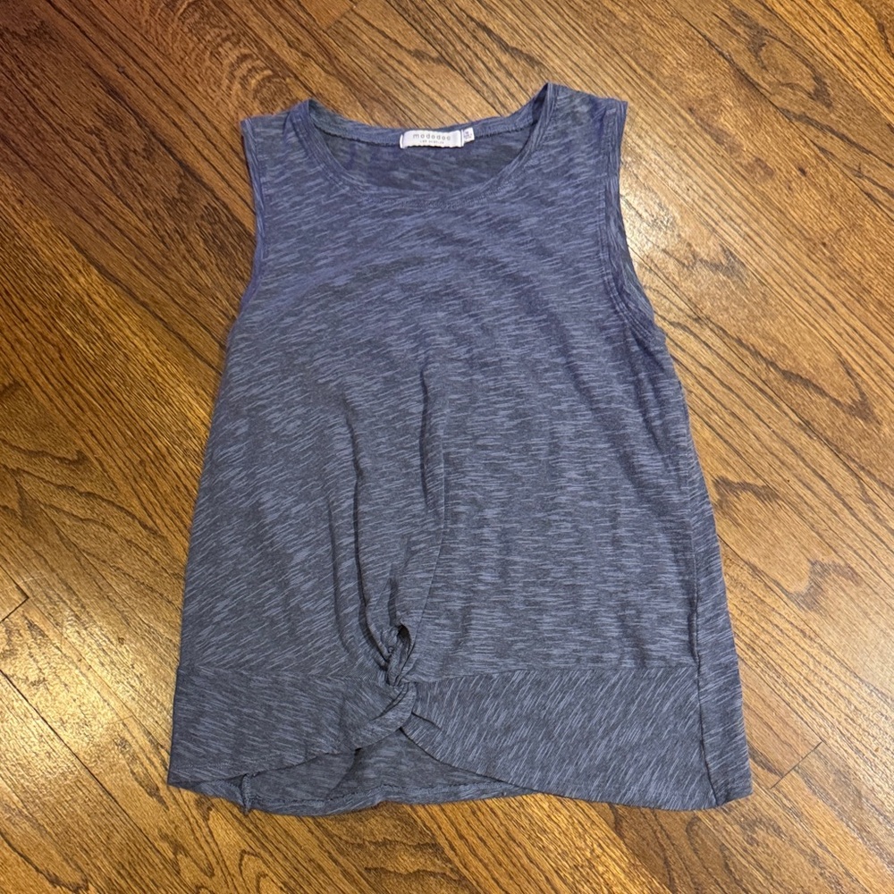 Mododoc Casual Heathered gray Tank Top